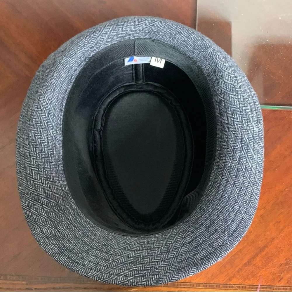 Winter Fedora with Embellished Beaded Bow